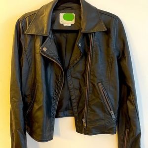 Anthropologie Vegan Leather Moto jacket, size sm